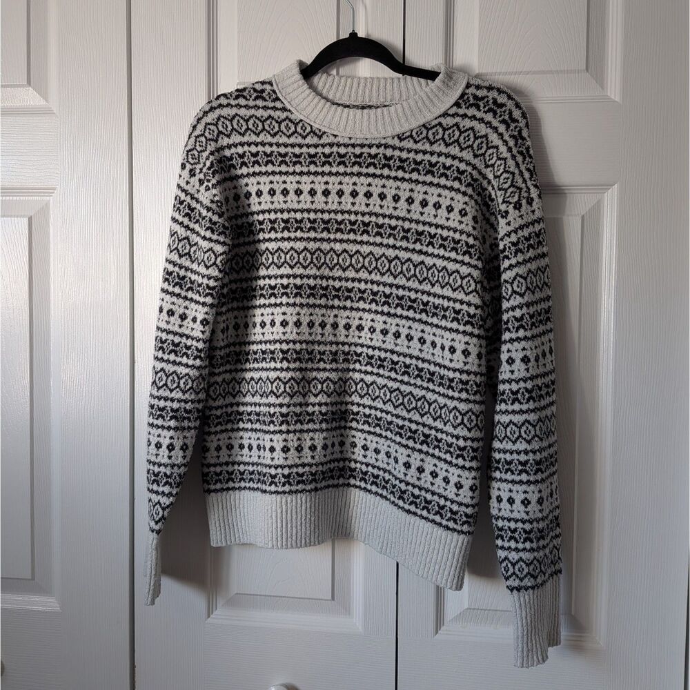 American Eagle Oversized Fair Isle Sweater Size XS